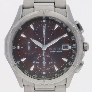 Wired Watches 7T92-0GB0 Stainless Steel Quartz